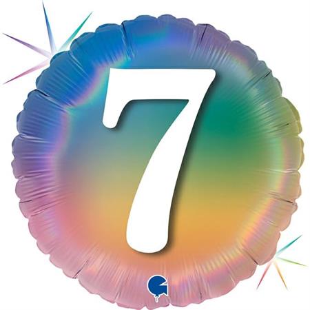 18" z Happy 7 Colourful Rainbow