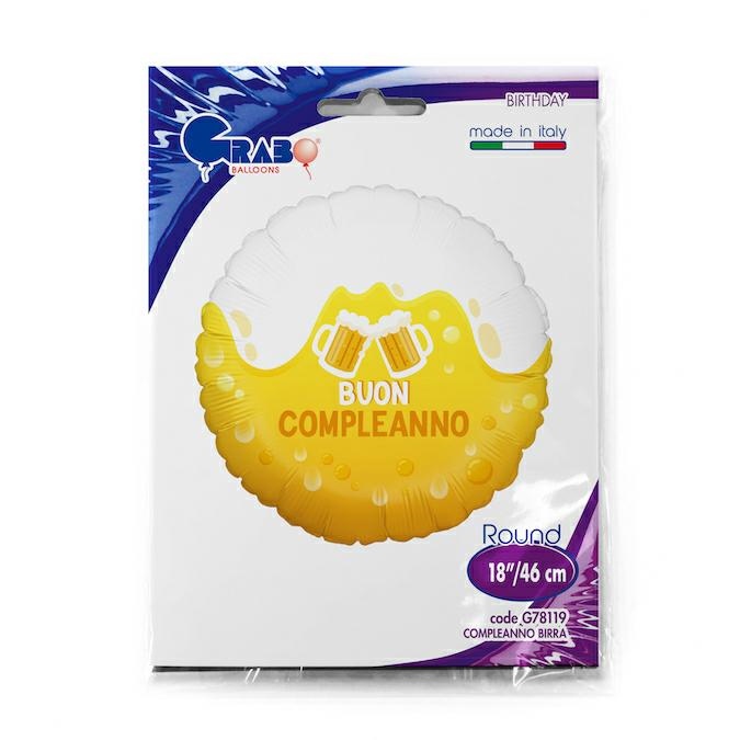 Compleanno Birra Single Pack 18"