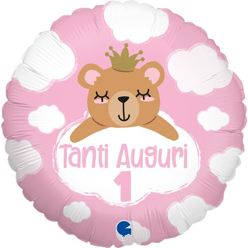 Auguri 1 Bambina Single Pack 18"
14 inch / 35x35 cm