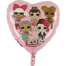 LOL HEART 18" PINK