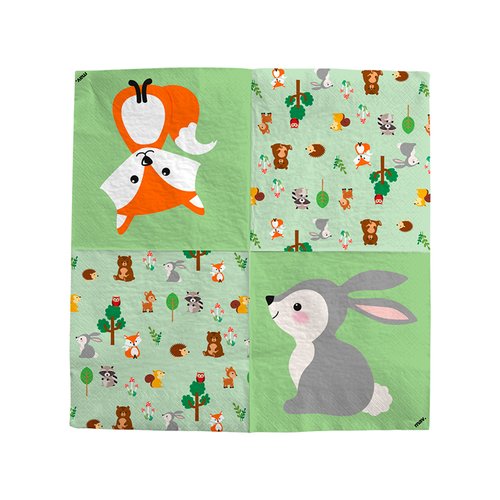 HB Woodland Napkins  33X33
(Pz 20)
