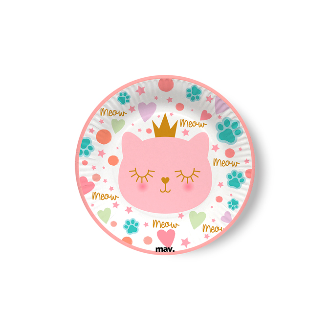 Cat Princess Small Plates cm 18
(Pz 8)