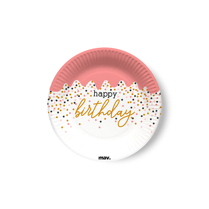 HB Rose Confetti Small Plates cm 18
(Pz 8)