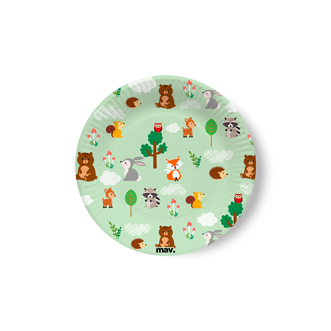 HB Woodland Small Plates cm 18 
(Pz 8)