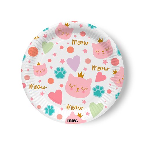 Cat Princess Plates cm 22,7
(Pz 8)