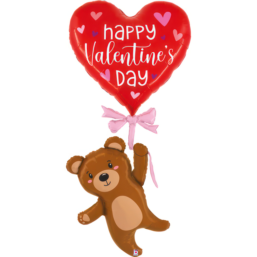 SPECIAL DELIVERY VALENTINE BALLOON BEAR 80''

size
69" / 80x176 cm