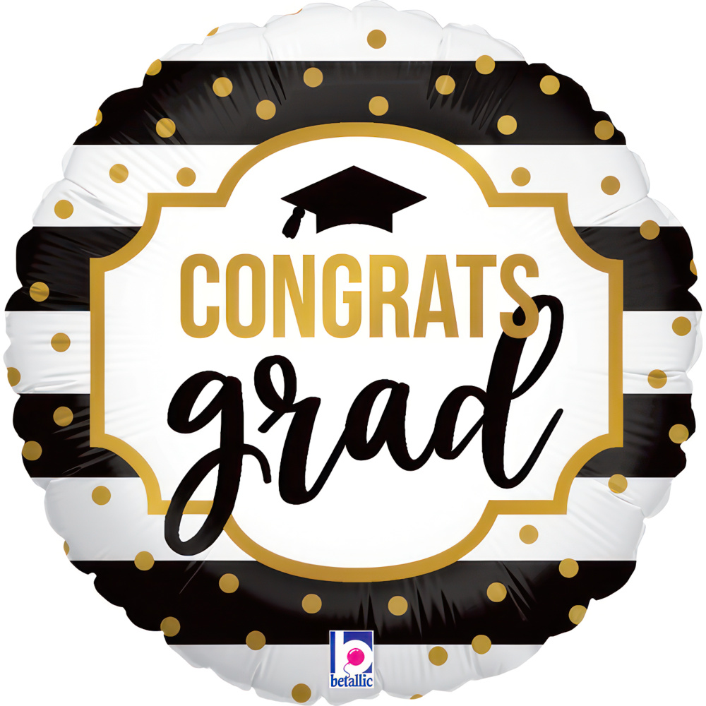 09" Black & White Stripe Grad

Size
14" / 31x24 cm