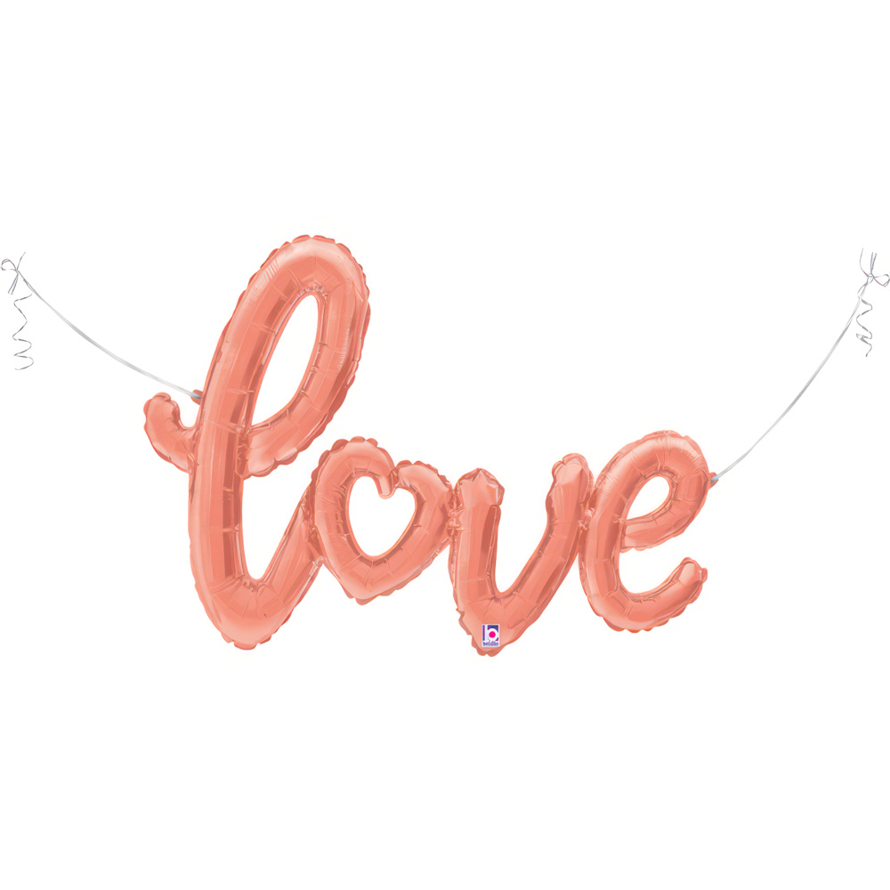 30" sheap script Rose Gold Love Script
size
33" / 80x57 cm