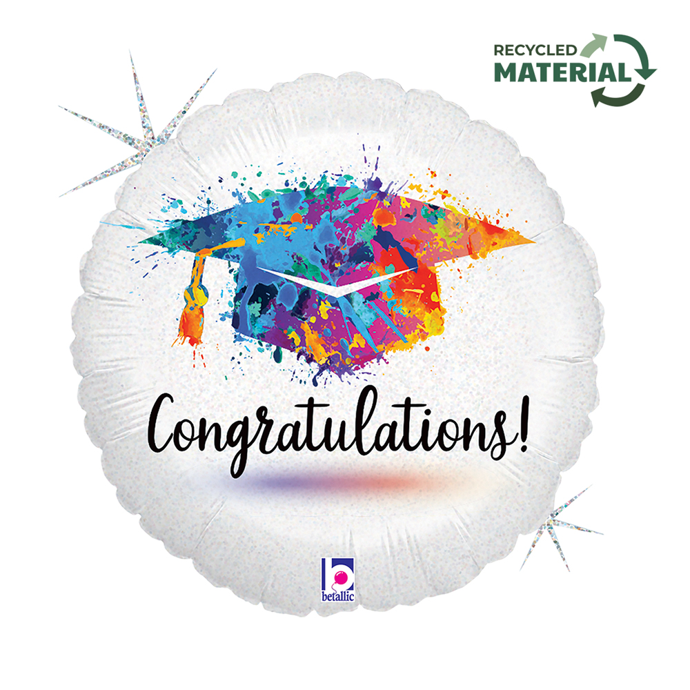 18" Painterly Grad Congrats

size
18" / 32x32 cm