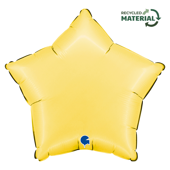 Star 18"  Satin Banana Yellow