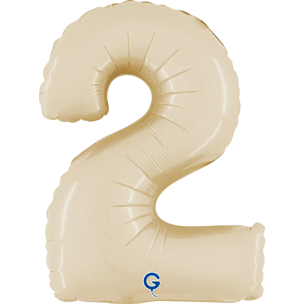 Number 2 Satin Cream Mini single Pack 14"