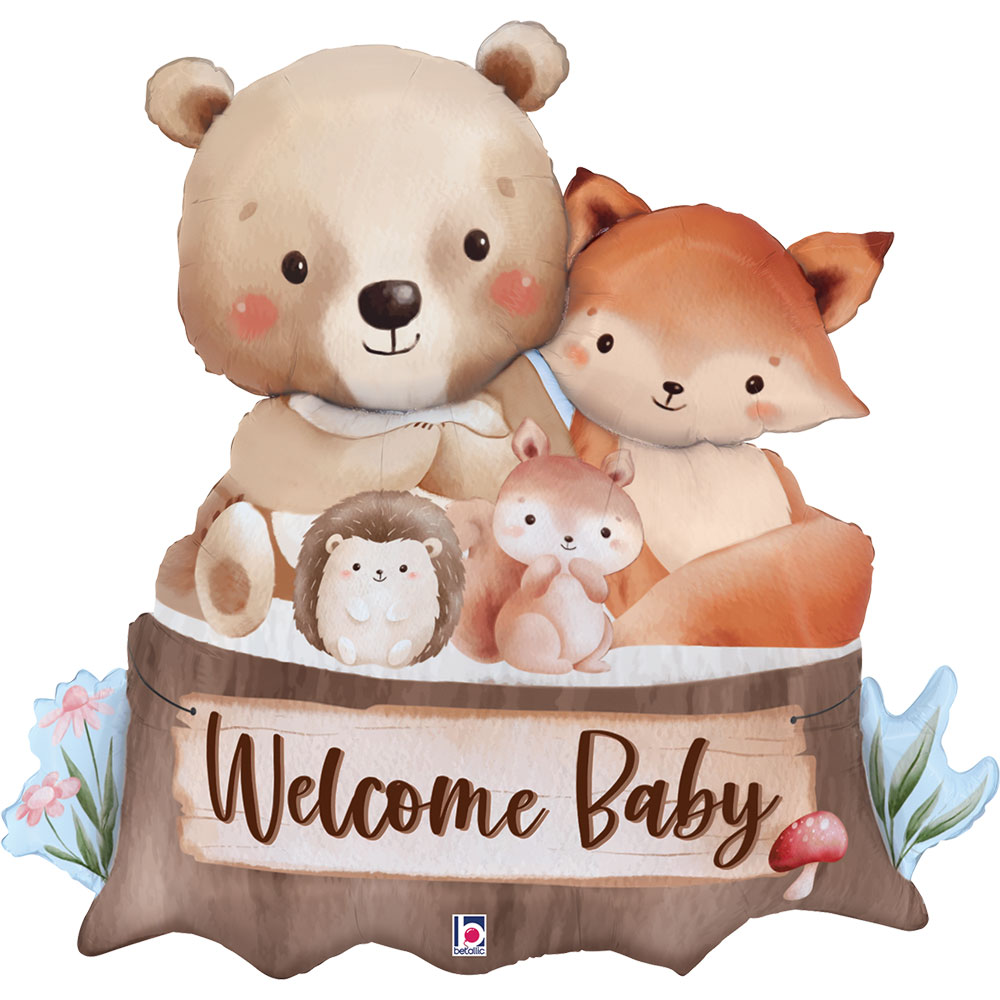 Woodland Welcome Baby
Size
34" / 74x73 cm