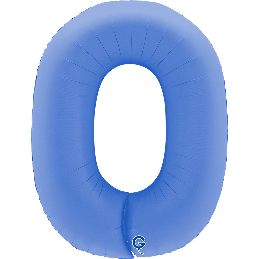 Number 0 Matte Soft Lotus Blue 40" Single Pack